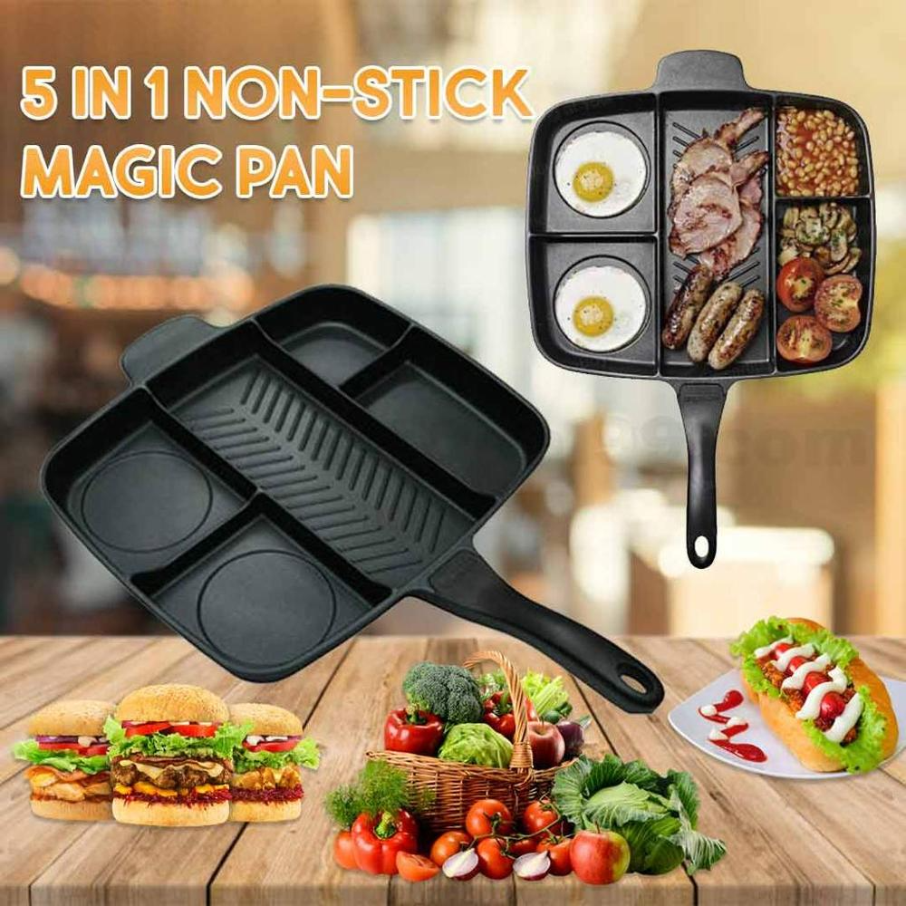 EASY CLEAN HEALTHY HOMES FIVE IN ONE FRYING PAN