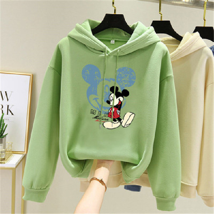 2020 New Autumn And Winter Plus Size Long Sleeve Printed Hoodie B