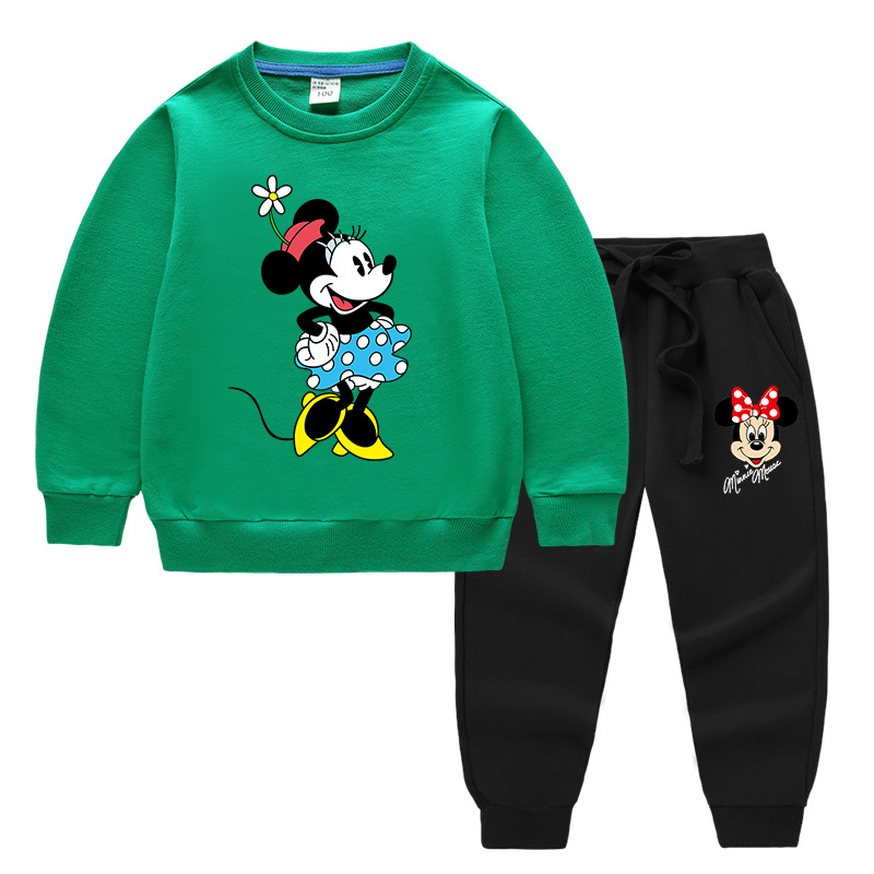 2020 Children's Autumn And Winter Cartoon Sweater Sets Printing B