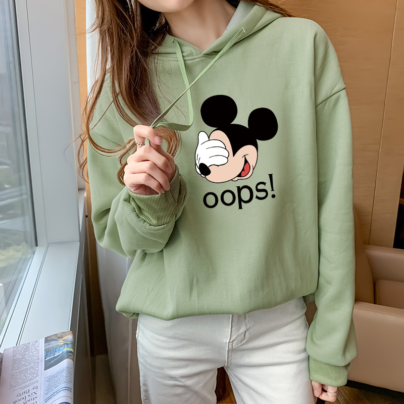 2020 New Autumn And Winter Plus Size Long Sleeve Printed Hoodie A