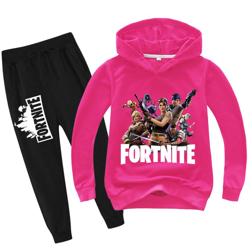 2020 Christmas Hot Sale Fortnite Hoodie and pants set for children