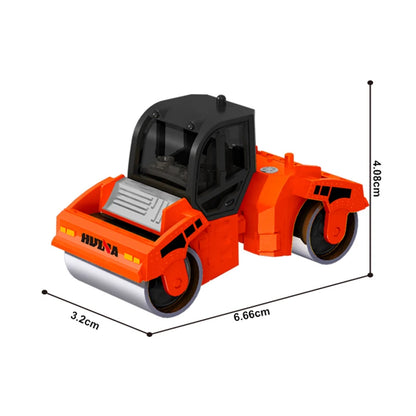 HUINA 1:80 Construction Alloy Diecast Car Model Forklift Roller Dumper Excavator Engineering Agitator Truck Toy Collection Gift