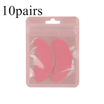 1 Pair Reusable Silicone Eyelash Pad Lash Extension Patches U-Shaped Design Eyelashes Lift Gel Eye Pads Beauty Makeup Tools