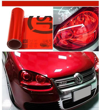 Car Headlight Taillight Protective Film Tint Vinyl Film Auto Lamp Film Sticker Sheet Color-Changing Smoke Matt Rear Fog Stickers