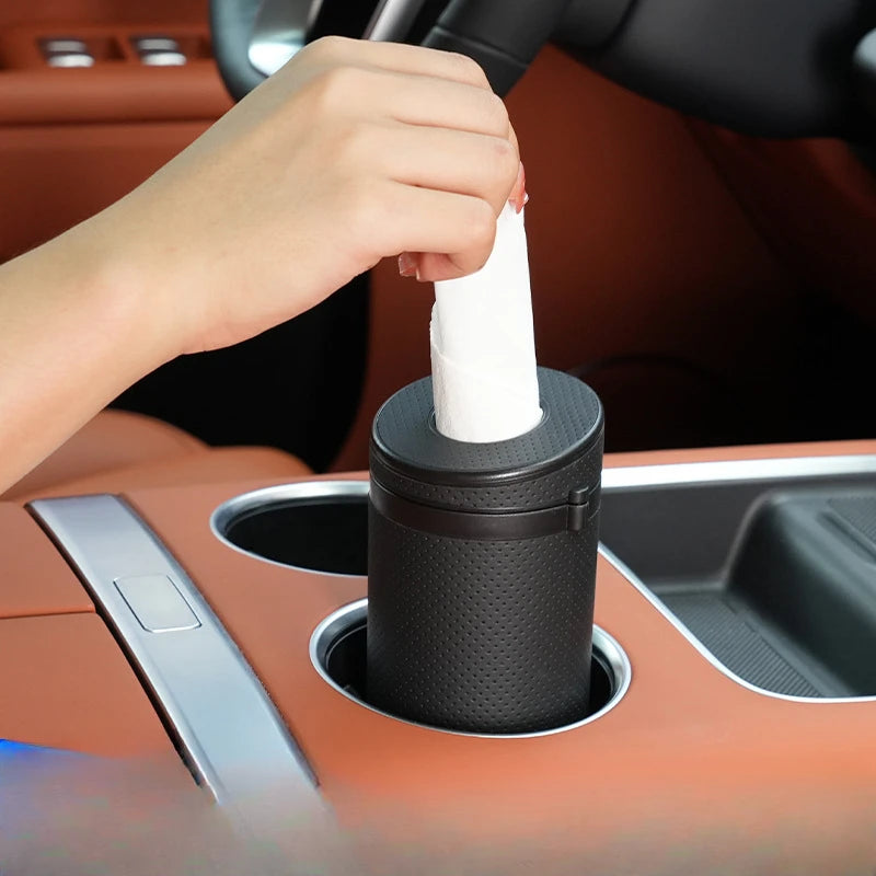 Car Tissue Box Car Tissue Box High-quality Multi-functional Interior Supplies Car Tissue Tube Storage Bag