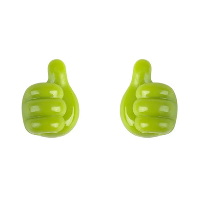 Hand-shaped Rubber Holder Car Glasses Cable Power Cord Charging Line Self Adhesive Mini Hook Storag Organizer Gadget Tool amagi