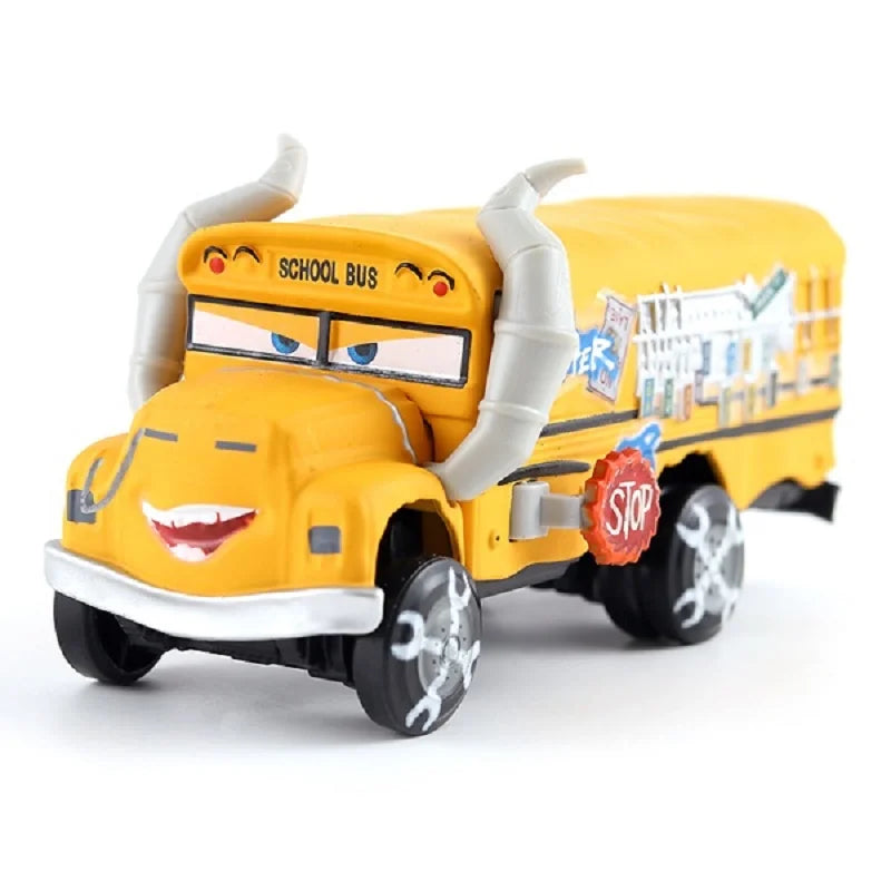 Disney Pixar Cars Number Truck No. 36, 43, 79,82 Lightning McQueen Container Truck Set 1/55 Ratio Die Casting Model Car Toy Gift