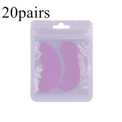 1 Pair Reusable Silicone Eyelash Pad Lash Extension Patches U-Shaped Design Eyelashes Lift Gel Eye Pads Beauty Makeup Tools