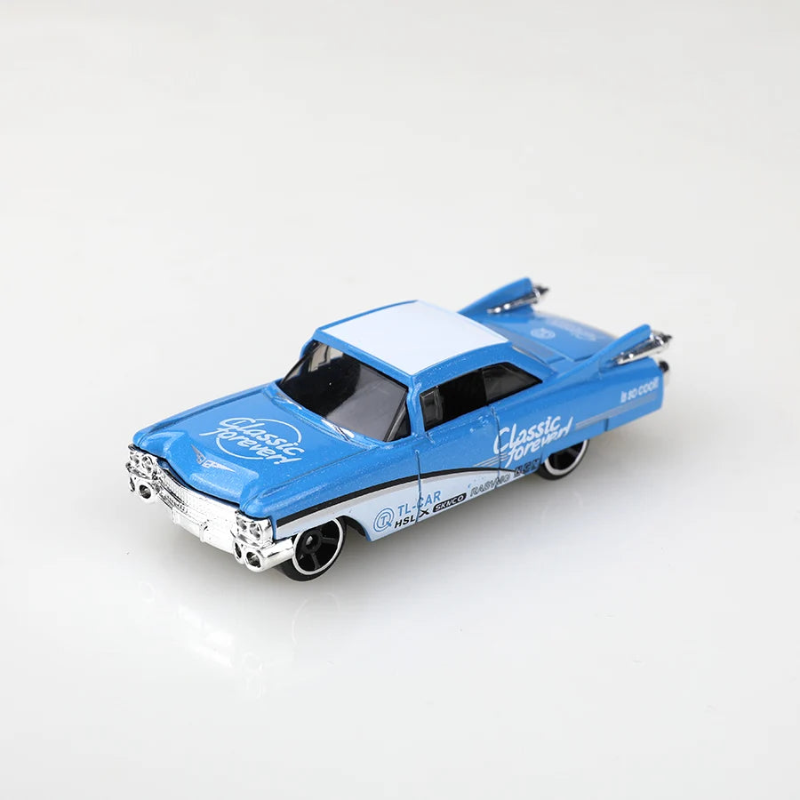 (Boxed) 1/64 Antique/Retro Style Mini Diecast Car Set, 6 Pieces, Die Cast Metal, Boy's Toy, Sliding Model, No Pullback.