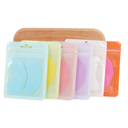 1 Pair Reusable Silicone Eyelash Pad Lash Extension Patches U-Shaped Design Eyelashes Lift Gel Eye Pads Beauty Makeup Tools