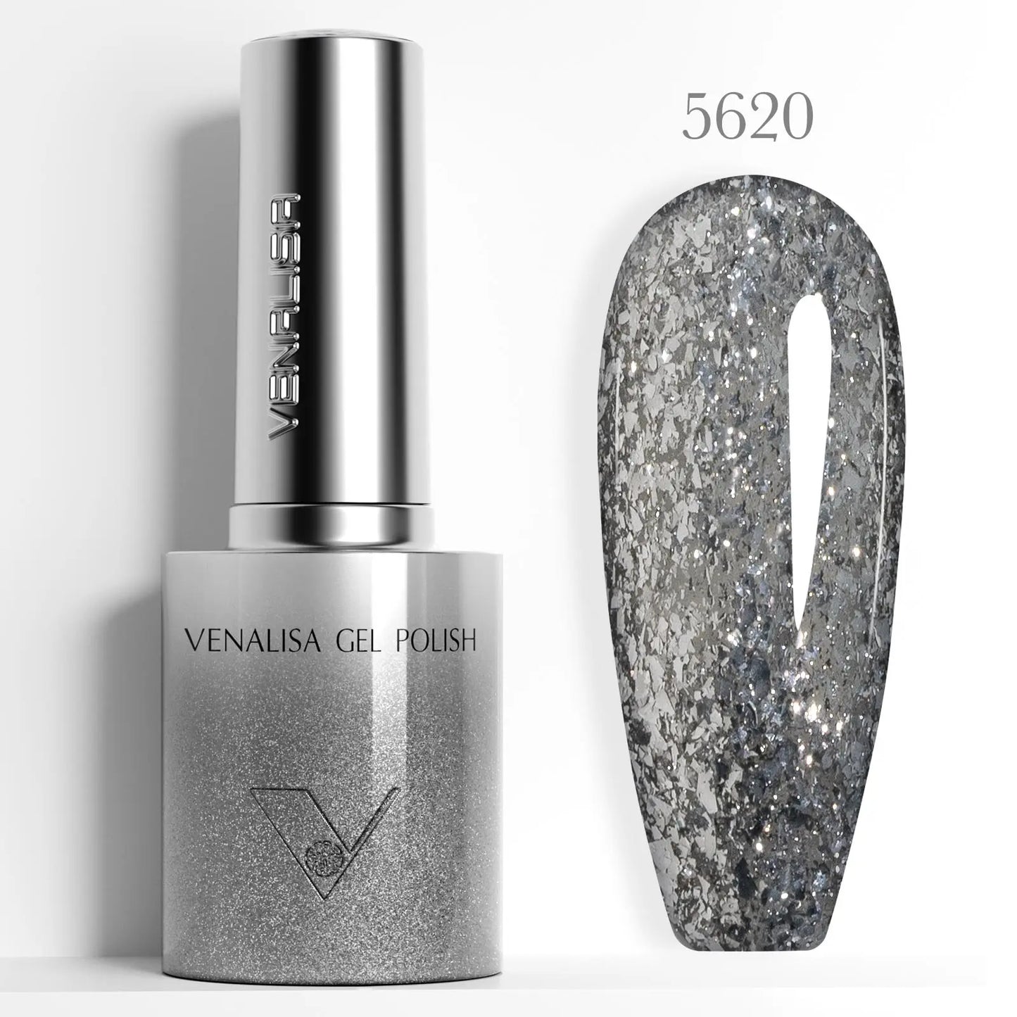 1pc Venalisa 10ml Nail Gel Polish Kit with Soft Texture Round Brush Hema/TPO Free Soak off Sparkle Cat Eye Lacquer Color Palett