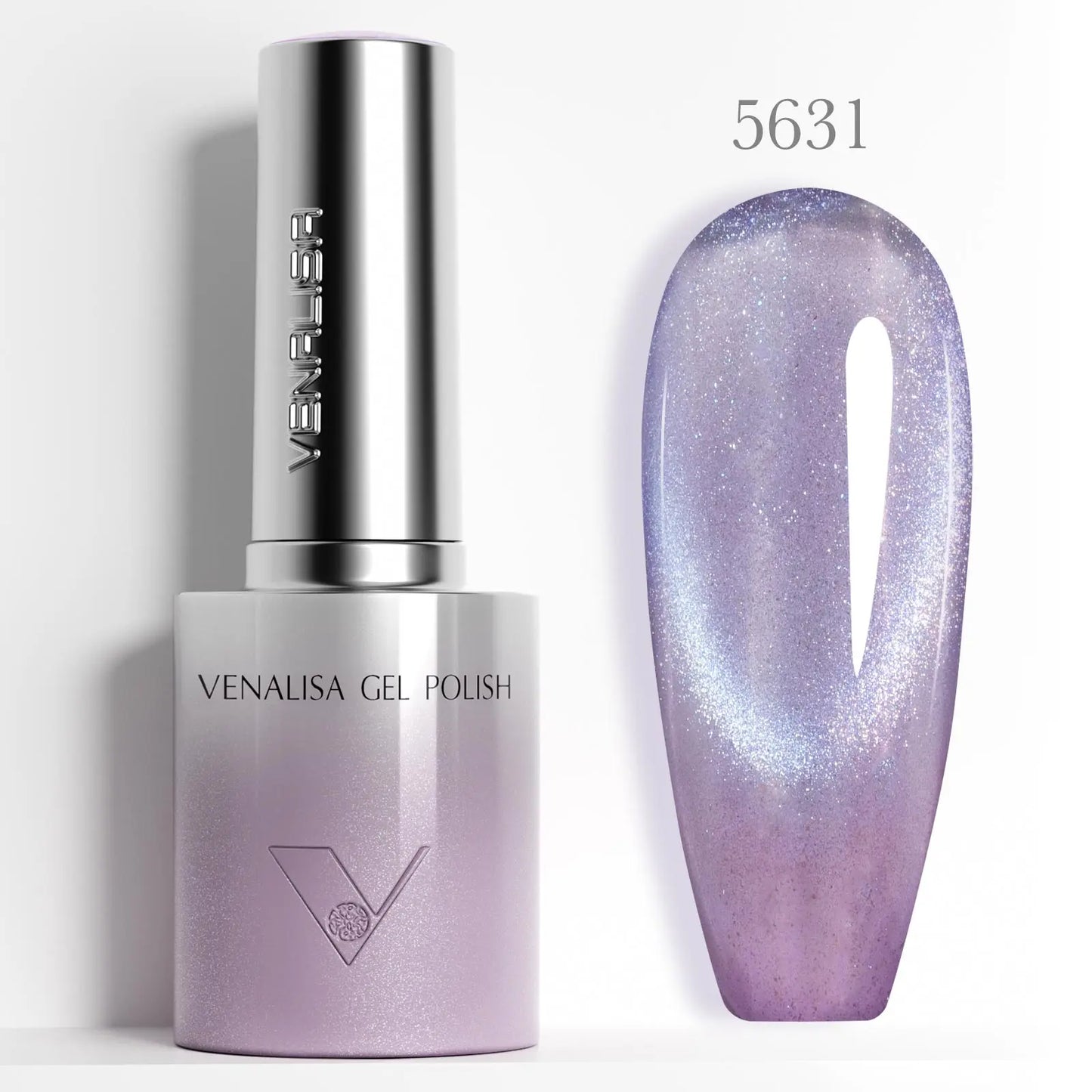 1pc Venalisa 10ml Nail Gel Polish Kit with Soft Texture Round Brush Hema/TPO Free Soak off Sparkle Cat Eye Lacquer Color Palett
