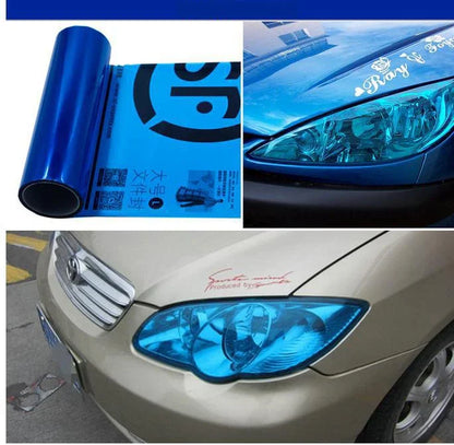 Car Headlight Taillight Protective Film Tint Vinyl Film Auto Lamp Film Sticker Sheet Color-Changing Smoke Matt Rear Fog Stickers