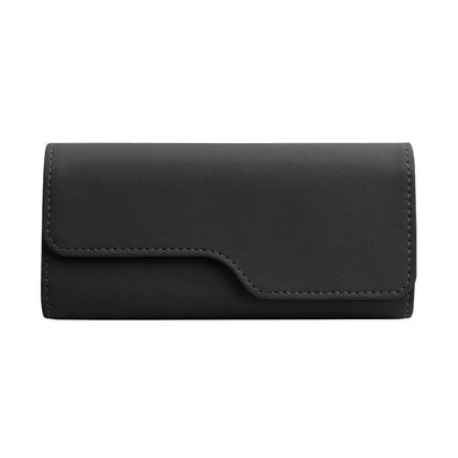 （Summer4）Sunglass Holder For Car Visor, Leather Auto Eyeglasses Sun Visor Organizer Case With Hidden Magnetic Closure