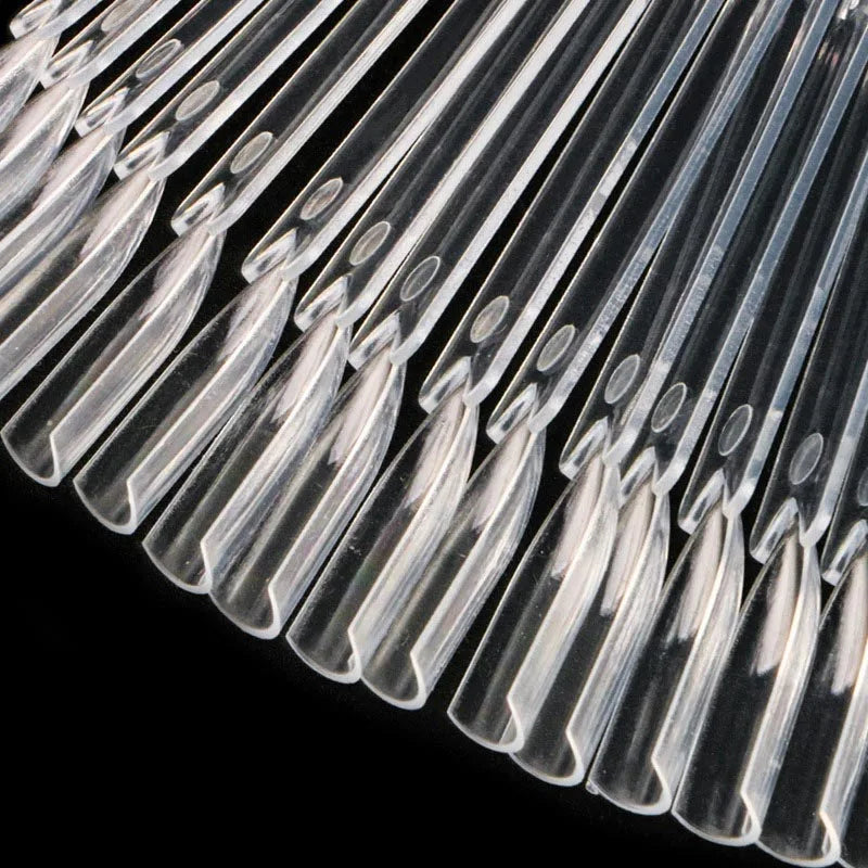 New 50PCS Nail Products Nail Fan Card Polish Card Nail PolishPractice Polish Color Plate MJSK01