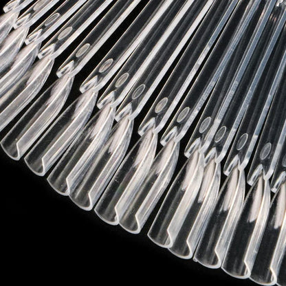 New 50PCS Nail Products Nail Fan Card Polish Card Nail PolishPractice Polish Color Plate MJSK01