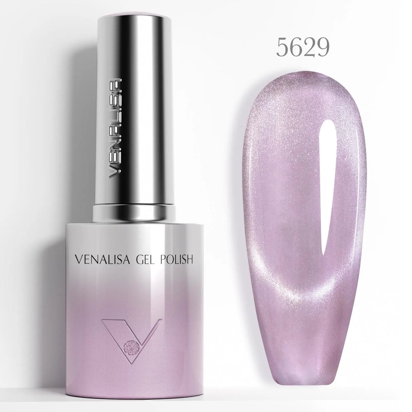 1pc Venalisa 10ml Nail Gel Polish Kit with Soft Texture Round Brush Hema/TPO Free Soak off Sparkle Cat Eye Lacquer Color Palett