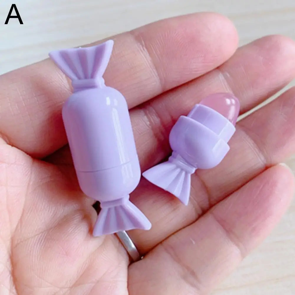 Portable Cartoon Mini Silicone Lip Brush Cute Bear Angled Concealer Brushes Lip Balm Lip Gloss Concealer Make Up Brushes