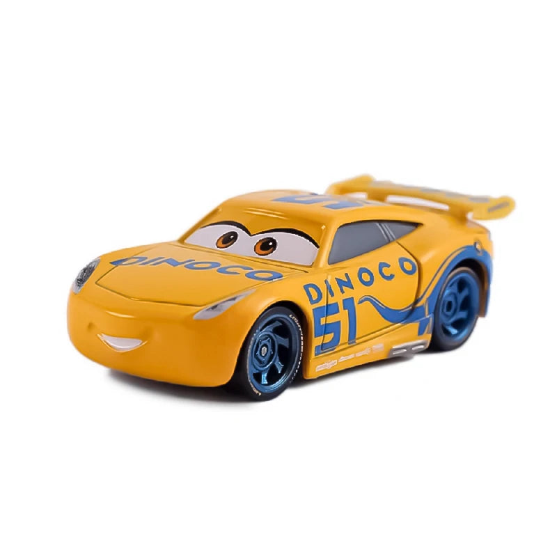 Cars 3 Disney Pixar Cars Metallic Finish Gold Chrome McQueen Metal Diecast Toy Car Lightning McQueen Children's Gift