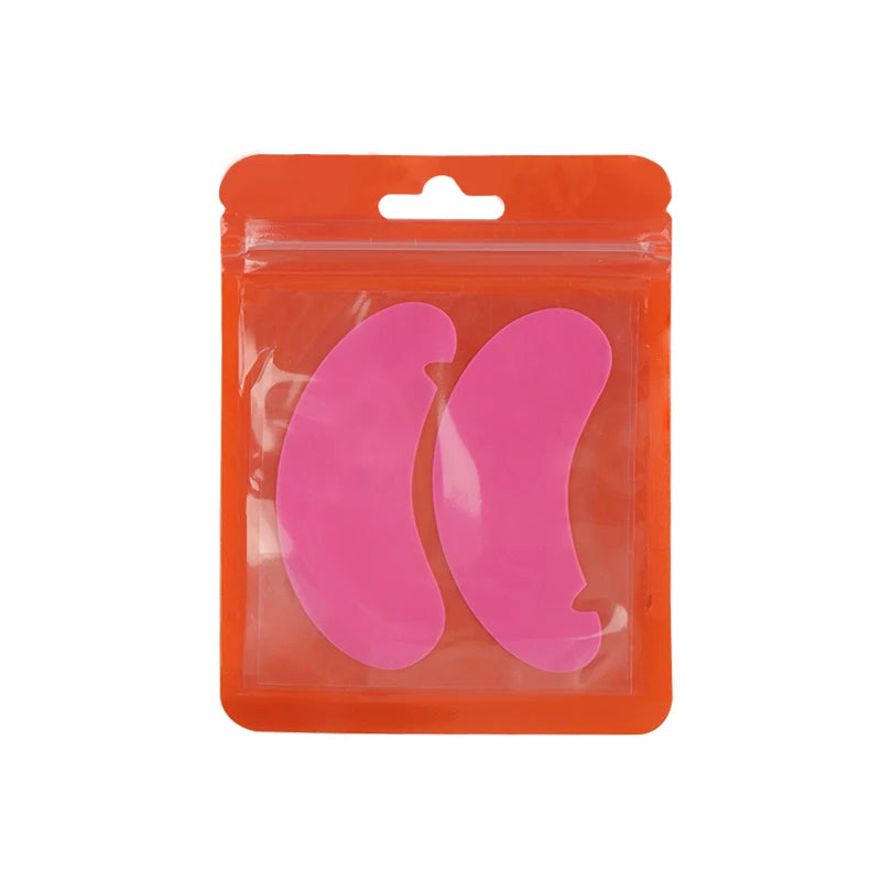 1 Pair Reusable Silicone Eyelash Pad Lash Extension Patches U-Shaped Design Eyelashes Lift Gel Eye Pads Beauty Makeup Tools