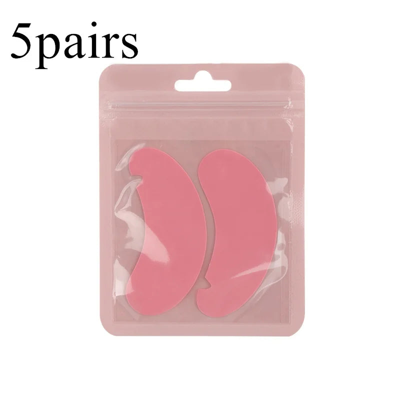 1 Pair Reusable Silicone Eyelash Pad Lash Extension Patches U-Shaped Design Eyelashes Lift Gel Eye Pads Beauty Makeup Tools