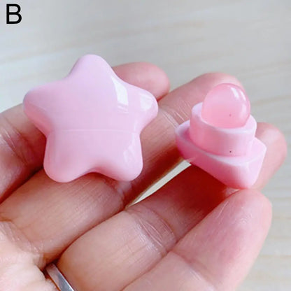 Portable Cartoon Mini Silicone Lip Brush Cute Bear Angled Concealer Brushes Lip Balm Lip Gloss Concealer Make Up Brushes