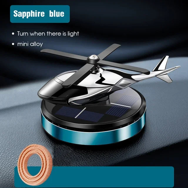Car air freshener Solar Helicopter Styling Decorative Aromatherapy Car interior accessories Propeller rotary perfume diffuser