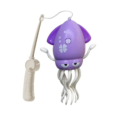 Dancing Squid Kids Electronic Pet Toys Interactive Development Toys Induction Lying Flat Squid With Light&Music Gifts Home Decor