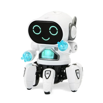 Kids Glow Music Educational Toy Electric Pet Cute LED Light Musical Dancing Robot Baby Learn To Climb Toy Children Birthday Gift