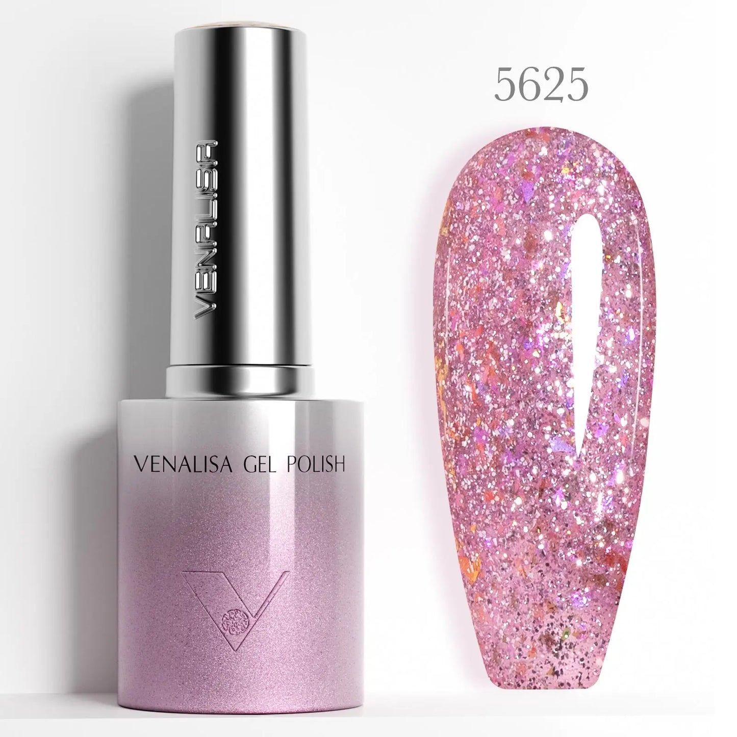 1pc Venalisa 10ml Nail Gel Polish Kit with Soft Texture Round Brush Hema/TPO Free Soak off Sparkle Cat Eye Lacquer Color Palett