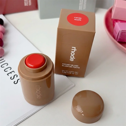 RHODE Skin Balm Jelly Bean Lip Gloss Spicy Marg Juice Box Pocket Blush Stick Non-fading Waterproof Blusher Moisturizing Lipstick