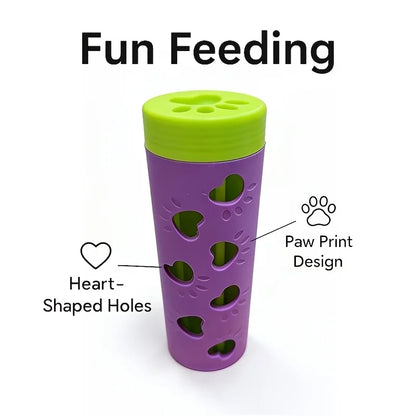 Interactive Detachable Pet Slow Feeder Treat Dispenser | Bite-Resistant Chew Toy for Dogs & Cats, Indoor-Outdoor Use