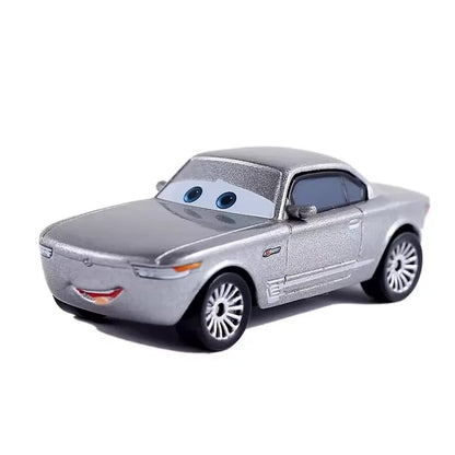 Cars 3 Disney Pixar Cars Metallic Finish Gold Chrome McQueen Metal Diecast Toy Car Lightning McQueen Children's Gift