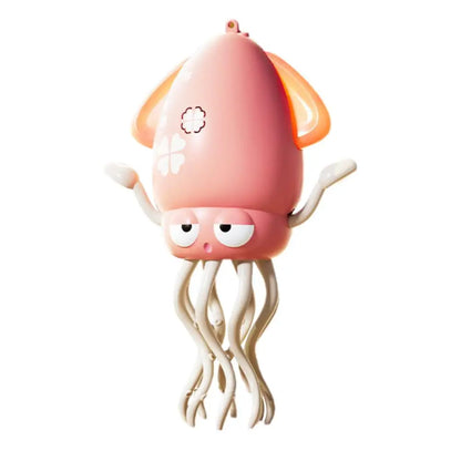 Dancing Squid Kids Electronic Pet Toys Interactive Development Toys Induction Lying Flat Squid With Light&Music Gifts Home Decor