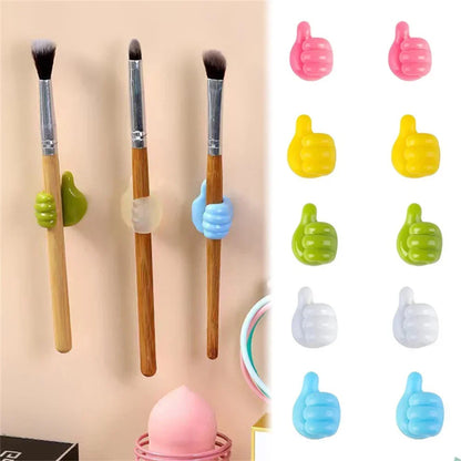 Hand-shaped Rubber Holder Car Glasses Cable Power Cord Charging Line Self Adhesive Mini Hook Storag Organizer Gadget Tool amagi