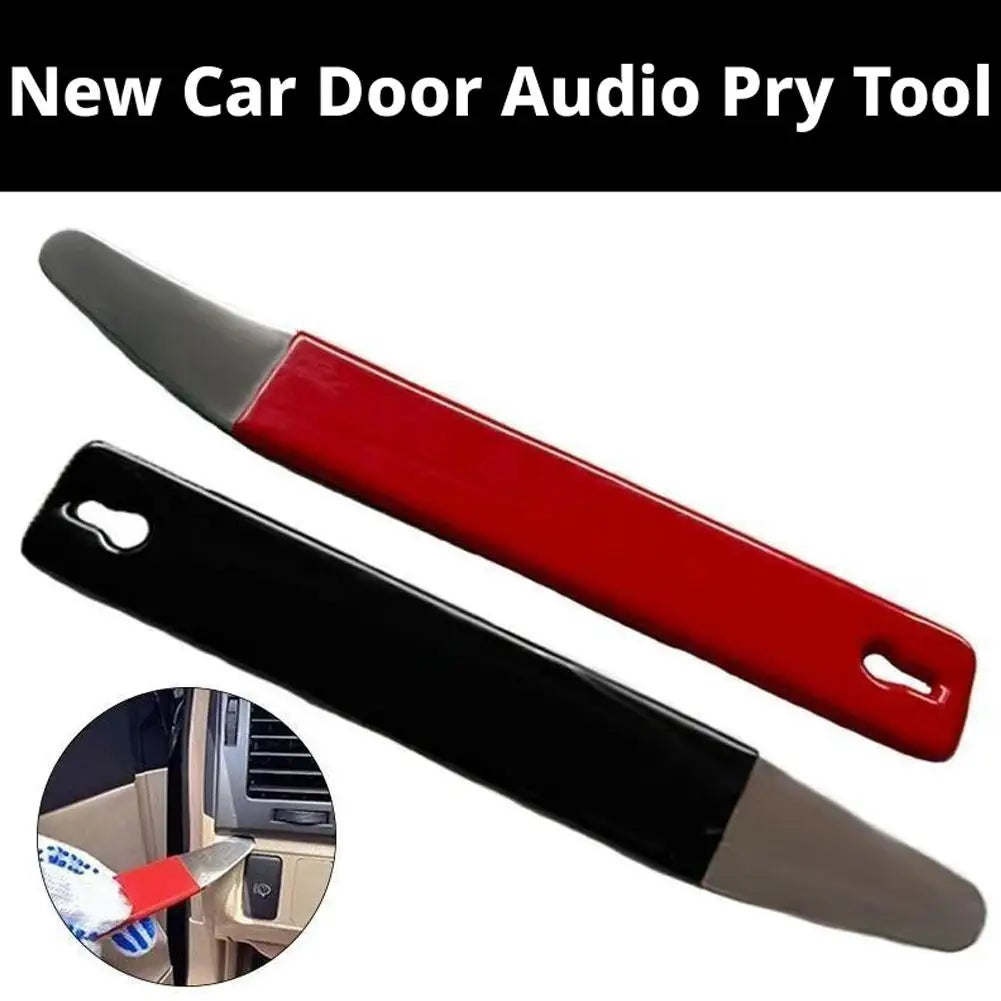 Car Trim Removal Tool Stainless Steel Pry Board For Door Panel Audio Radio Fastener Remover Automotive Repair Parts 1Pcs