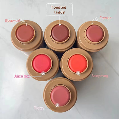 RHODE Skin Balm Jelly Bean Lip Gloss Spicy Marg Juice Box Pocket Blush Stick Non-fading Waterproof Blusher Moisturizing Lipstick