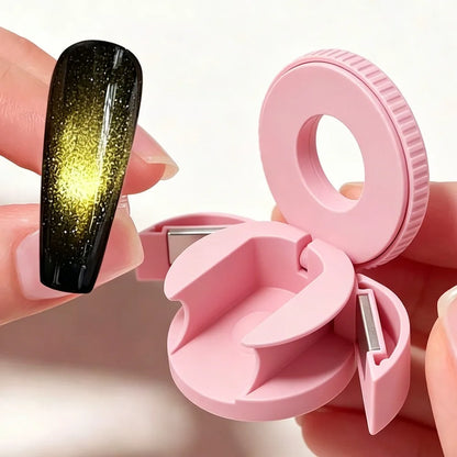 Upgrading Fully Automatic Spinning Cat Eye Magnet Strong Magnetism for Glass Bead Wide Light Effect Attraction Nail Art Magnets