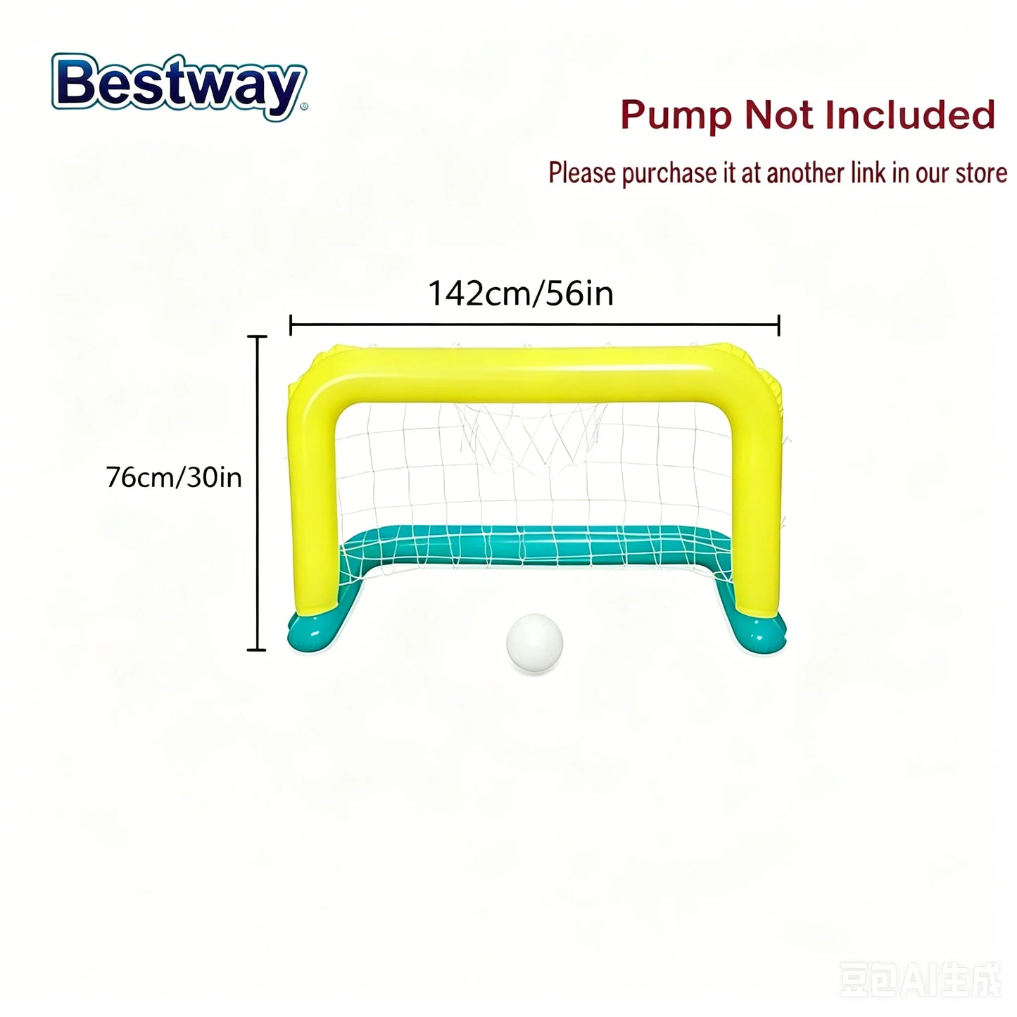 Bestway Inflatable Basketball Swim Set, Floating Pool Game, Water Balloon Swim Set, Inflatable Pool Game, Pool Toys