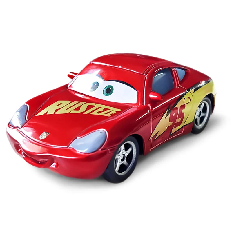 Cars 3 Disney Pixar Cars Metallic Finish Gold Chrome McQueen Metal Diecast Toy Car Lightning McQueen Children's Gift