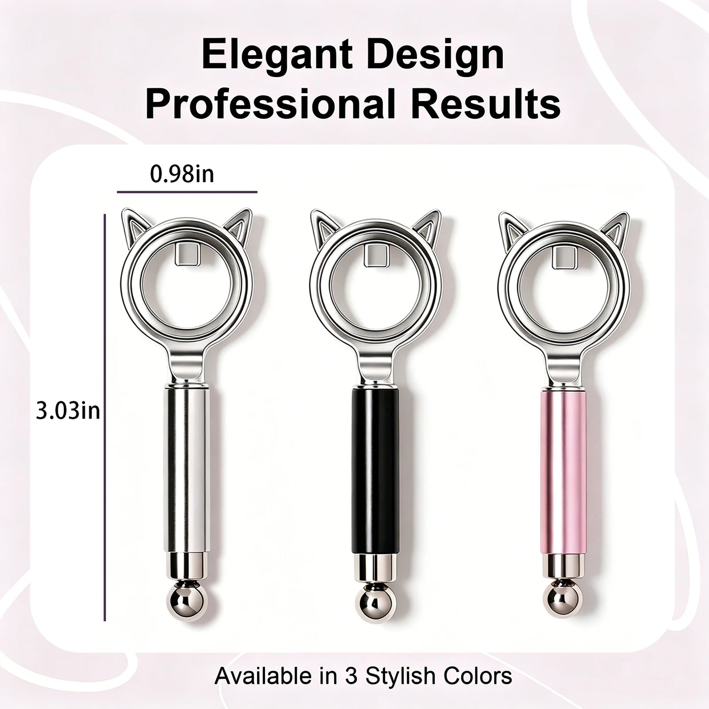 Cat Ear Shape Halo Cat Eye Nail Magnet Strong Ring Magnetic Tool for Glass Bead Side Light Nail Art DIY Magnetic Gel Manicure