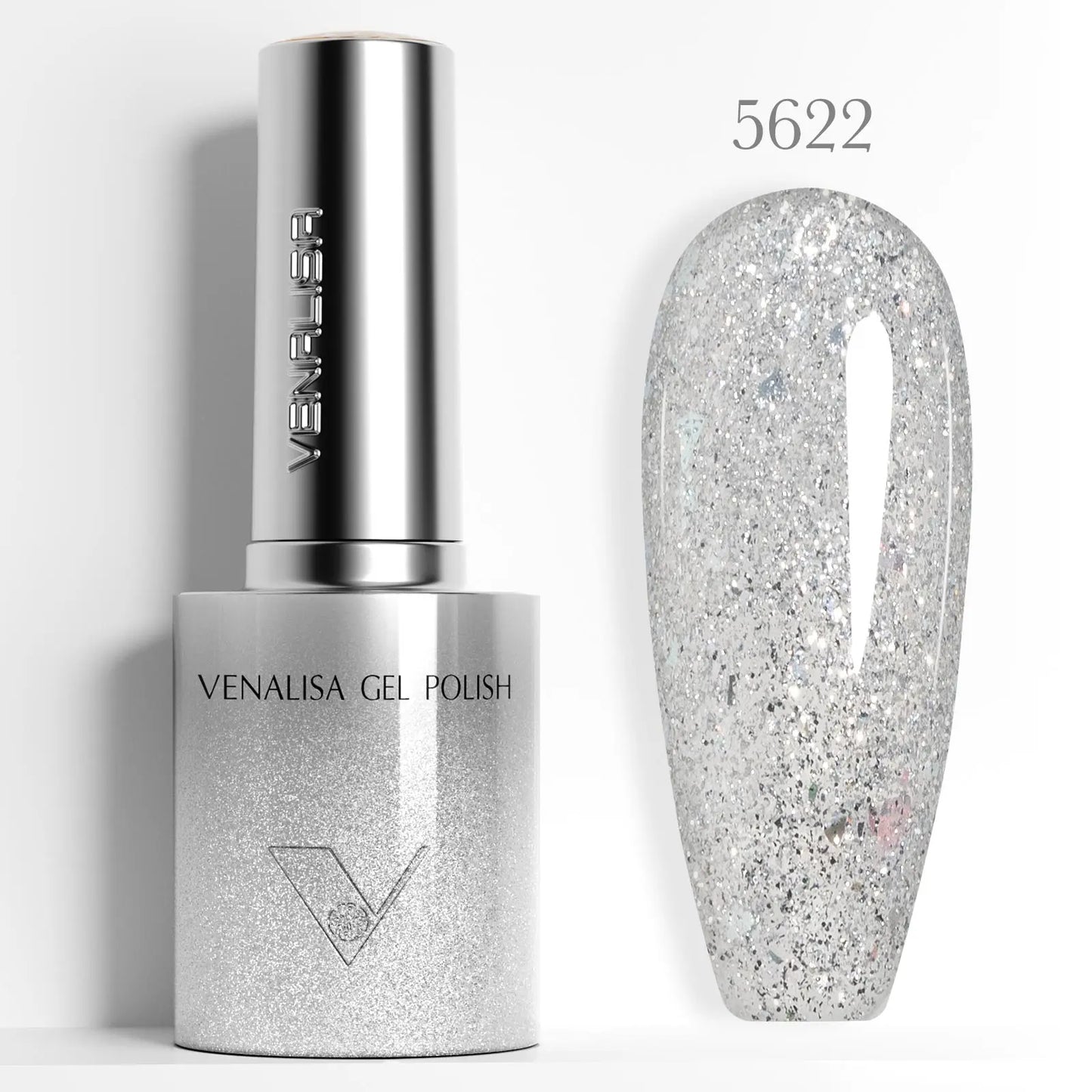 1pc Venalisa 10ml Nail Gel Polish Kit with Soft Texture Round Brush Hema/TPO Free Soak off Sparkle Cat Eye Lacquer Color Palett