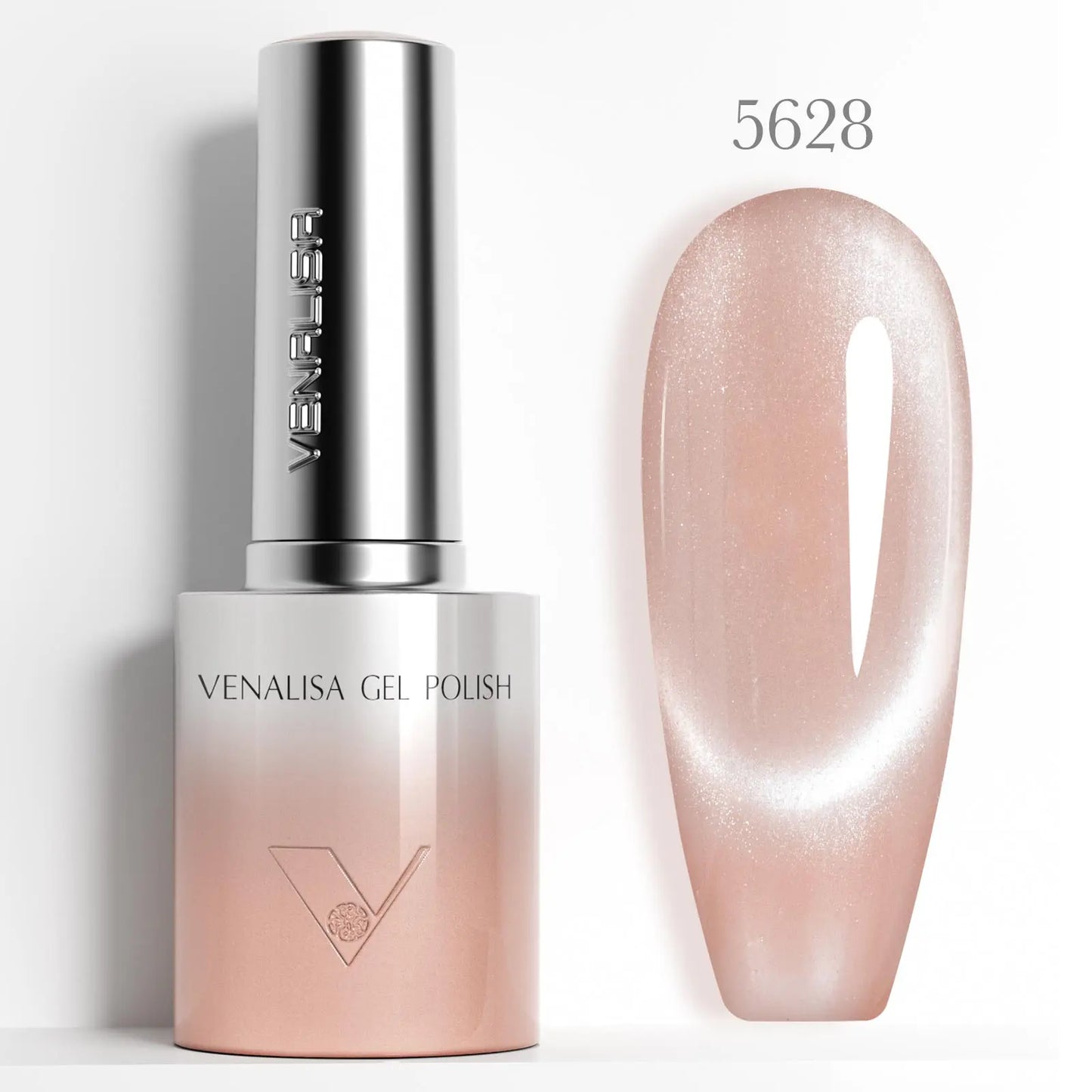 1pc Venalisa 10ml Nail Gel Polish Kit with Soft Texture Round Brush Hema/TPO Free Soak off Sparkle Cat Eye Lacquer Color Palett