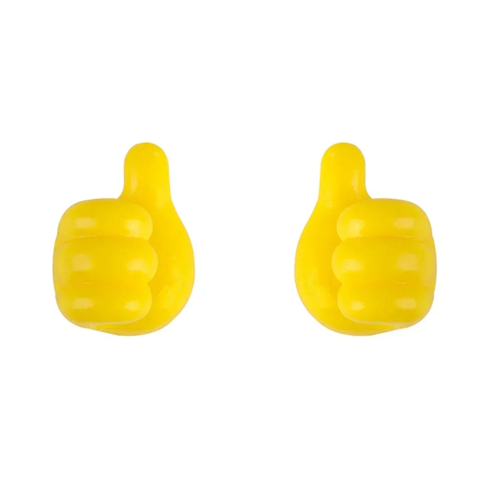 Hand-shaped Rubber Holder Car Glasses Cable Power Cord Charging Line Self Adhesive Mini Hook Storag Organizer Gadget Tool amagi
