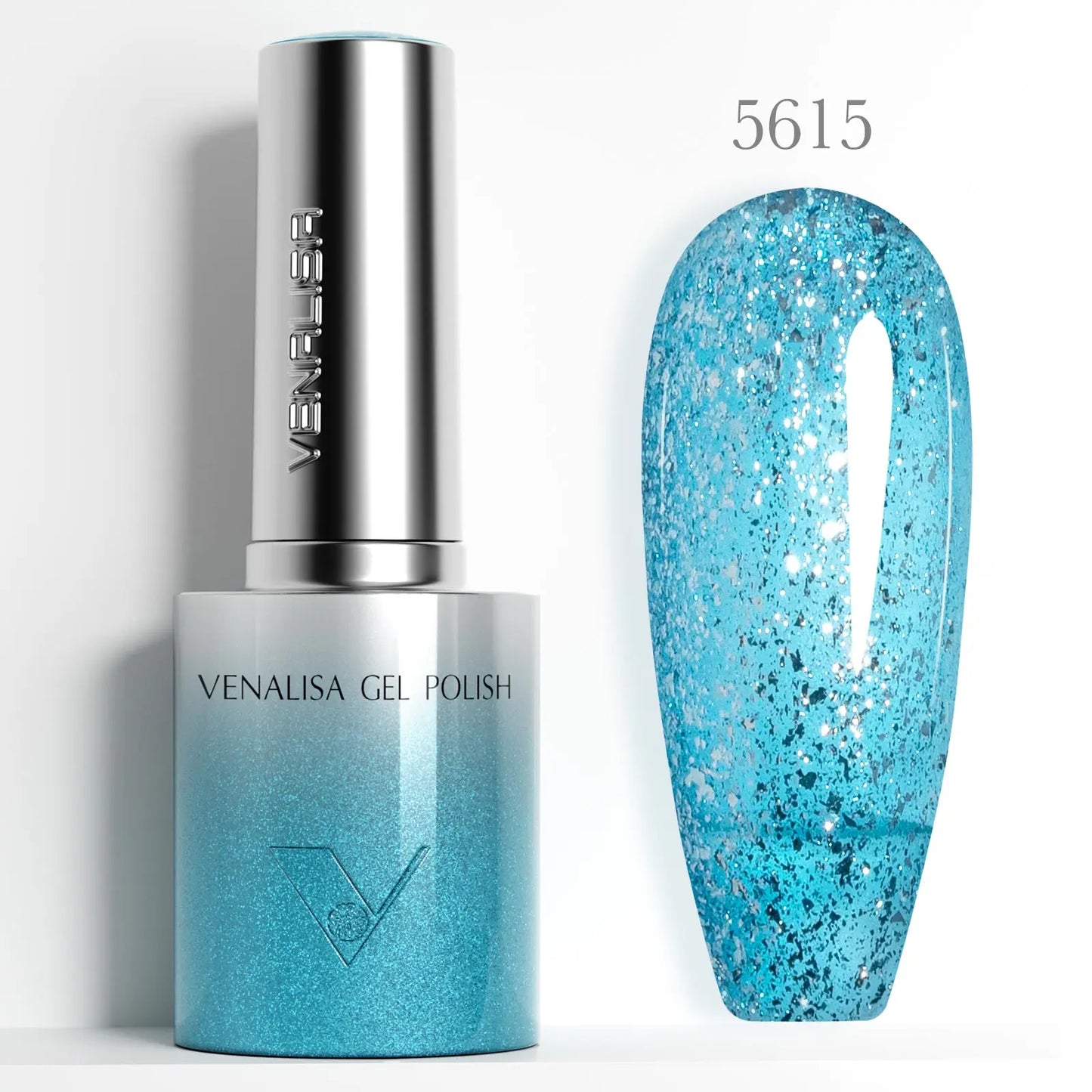 1pc Venalisa 10ml Nail Gel Polish Kit with Soft Texture Round Brush Hema/TPO Free Soak off Sparkle Cat Eye Lacquer Color Palett