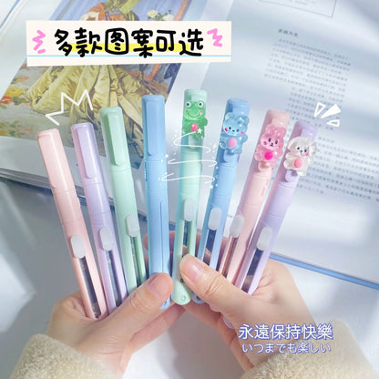 Mini Portable Pen Shape Scissors Creative Safe Folding Scissors DIY Multifunction Paper-Cutting Art Tool School Office Supplies
