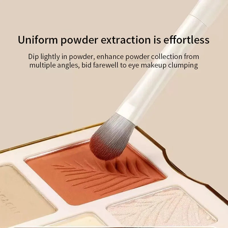 5/8/10Pcs Natural Eye Makeup Brushes Set Detail Eyeshadow Brush Makeup Brush White Ultra Soft Eyeshadow Eyeliner Makeup Tool