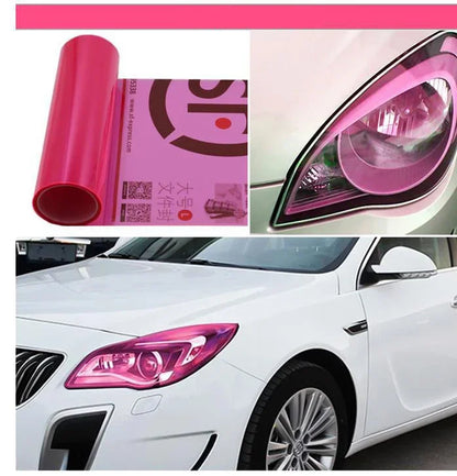 Car Headlight Taillight Protective Film Tint Vinyl Film Auto Lamp Film Sticker Sheet Color-Changing Smoke Matt Rear Fog Stickers