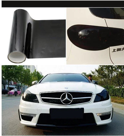 Car Headlight Taillight Protective Film Tint Vinyl Film Auto Lamp Film Sticker Sheet Color-Changing Smoke Matt Rear Fog Stickers