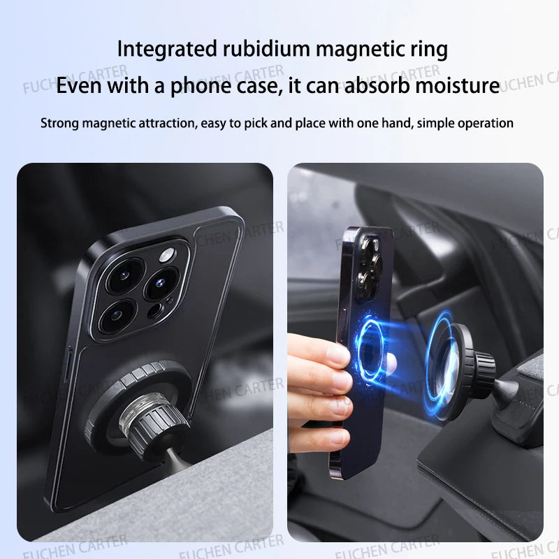 For Tesla Model 3 Y YL Highland Juniper 2026 Strong Magnetic adjustable Car Phone Bracket Vibration Proof Holder Car Accessories
